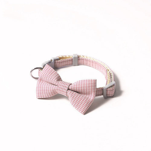 Adjustable Bow Cat Collar for Pets