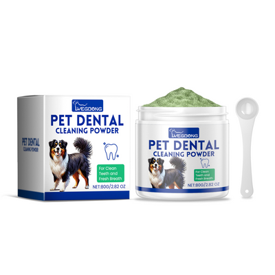 Fresh Breath & Gentle Teeth Cleaning Powder for Dogs (80g Spoon)