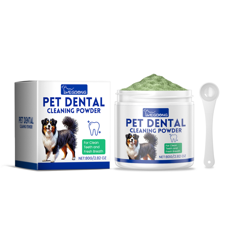 Fresh Breath & Gentle Teeth Cleaning Powder for Dogs (80g Spoon)
