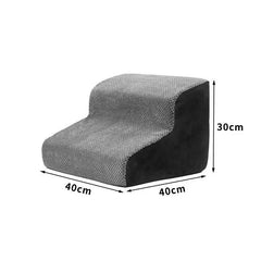Non-Slip Foam Pet Stairs — 1, 2 or 3 Steps