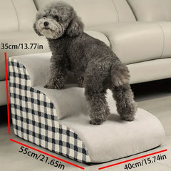 Non-Slip Foam Pet Stairs — 1, 2 or 3 Steps