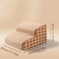 Non-Slip Foam Pet Stairs — 1, 2 or 3 Steps