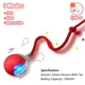 Smart Obstacle-Avoiding Cat Ball — USB Rechargeable