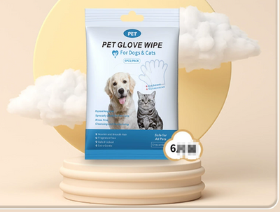 Pet Cleaning Gloves & Wipes
