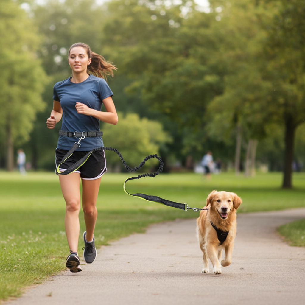 Dog Walking Belt - Action Shot