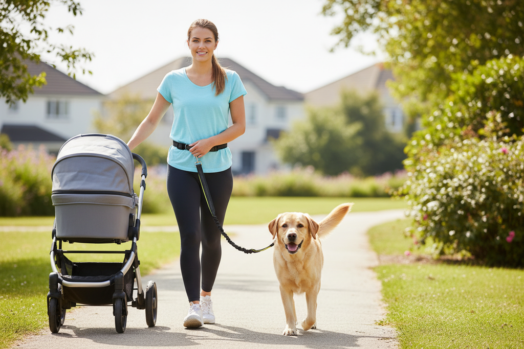 Dog Walking Belt - Mum with Pram