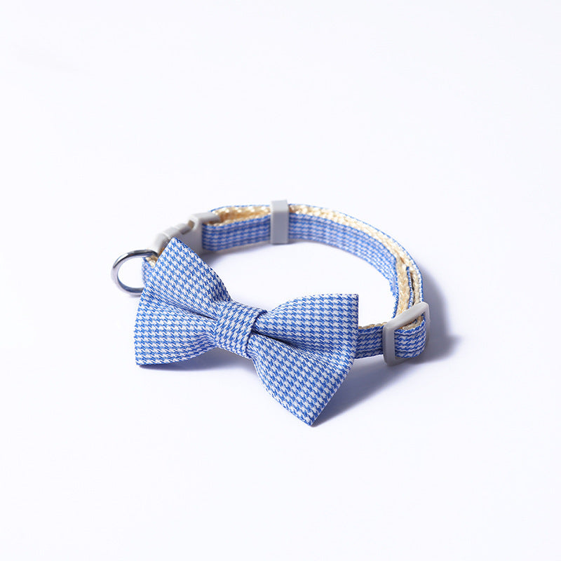 Adjustable Bow Cat Collar for Pets