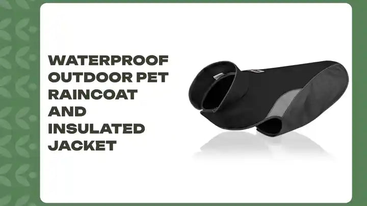Waterproof Outdoor Pet Raincoat and Insulated Jacket by@Outfy