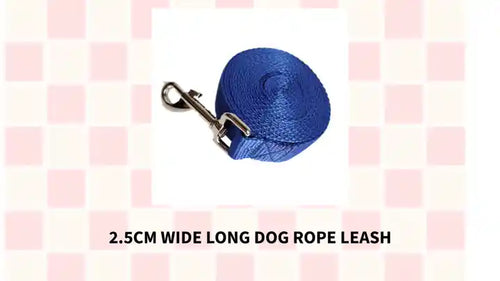 2.5CM Wide Long Dog Rope Leash by@Outfy